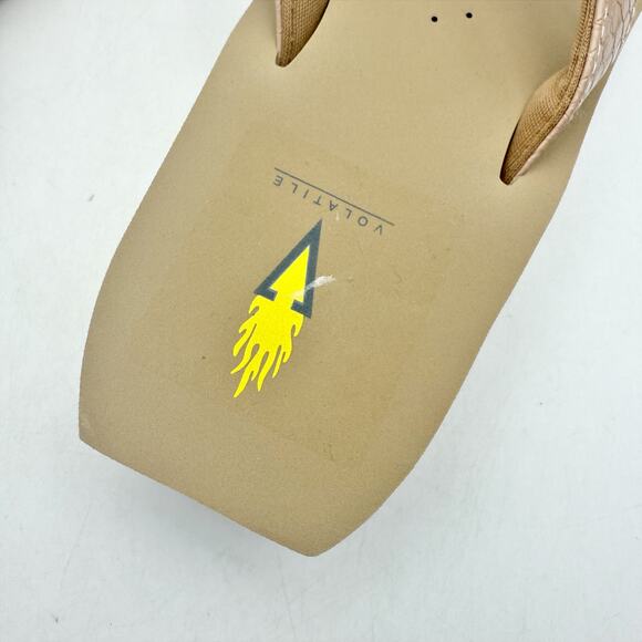 Volatile Womens Neville Wedge Sandal US 11 M Nude Snake Vegan Leather NWOB - Picture 12 of 12